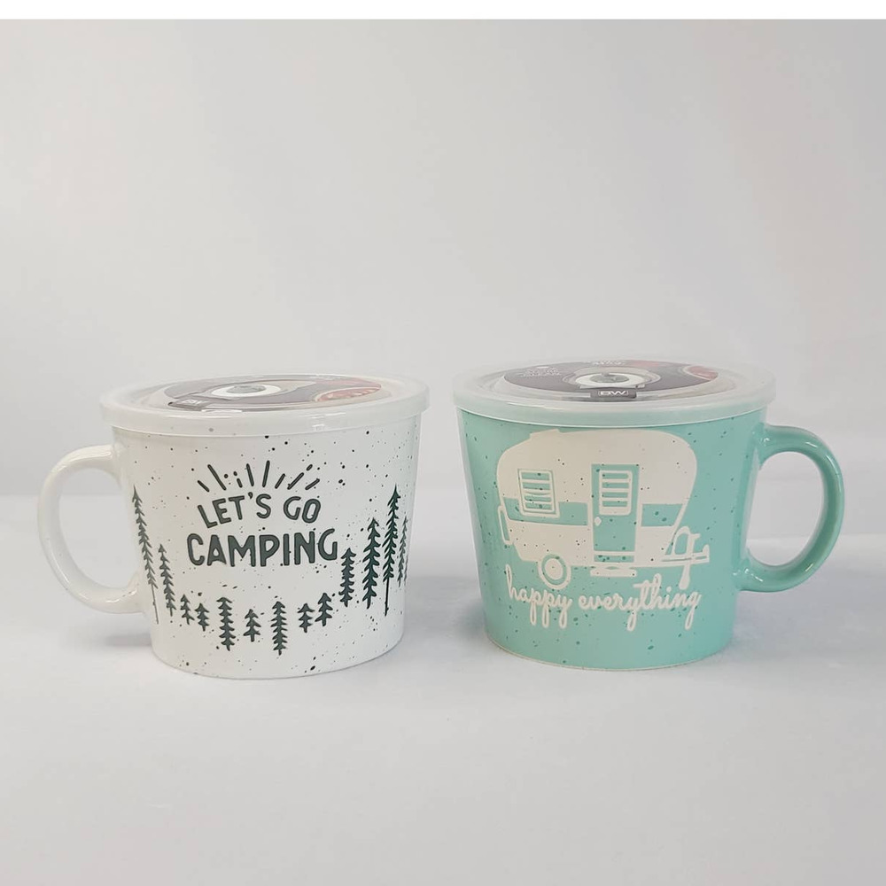 Super Mug 24 oz Soup Mug w/lid Set